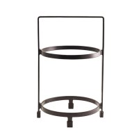 Coated Steel Two Tier Presentation Plate Stand 